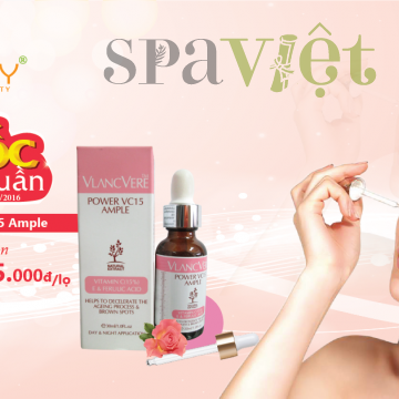 Ưu đãi giáng sinh: Mua 2 tặng 2 Serum Trắng Da PoWer VC 15 Ample