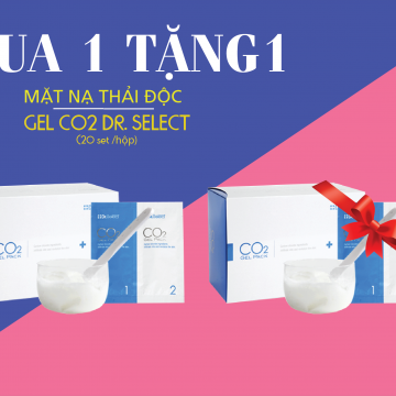 168 GIỜ ƯU ĐÃI: Mua 1 tặng 1 Mặt nạ Gel CO2 Dr.Select - tiết kiệm ngay 50%